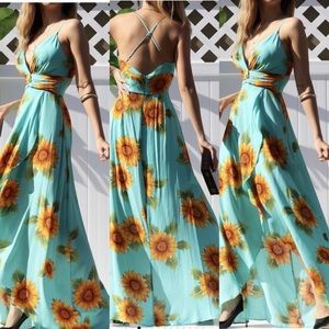 Floral maxi dress